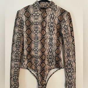 Snakeskin bodysuit - Sincere Sally - M